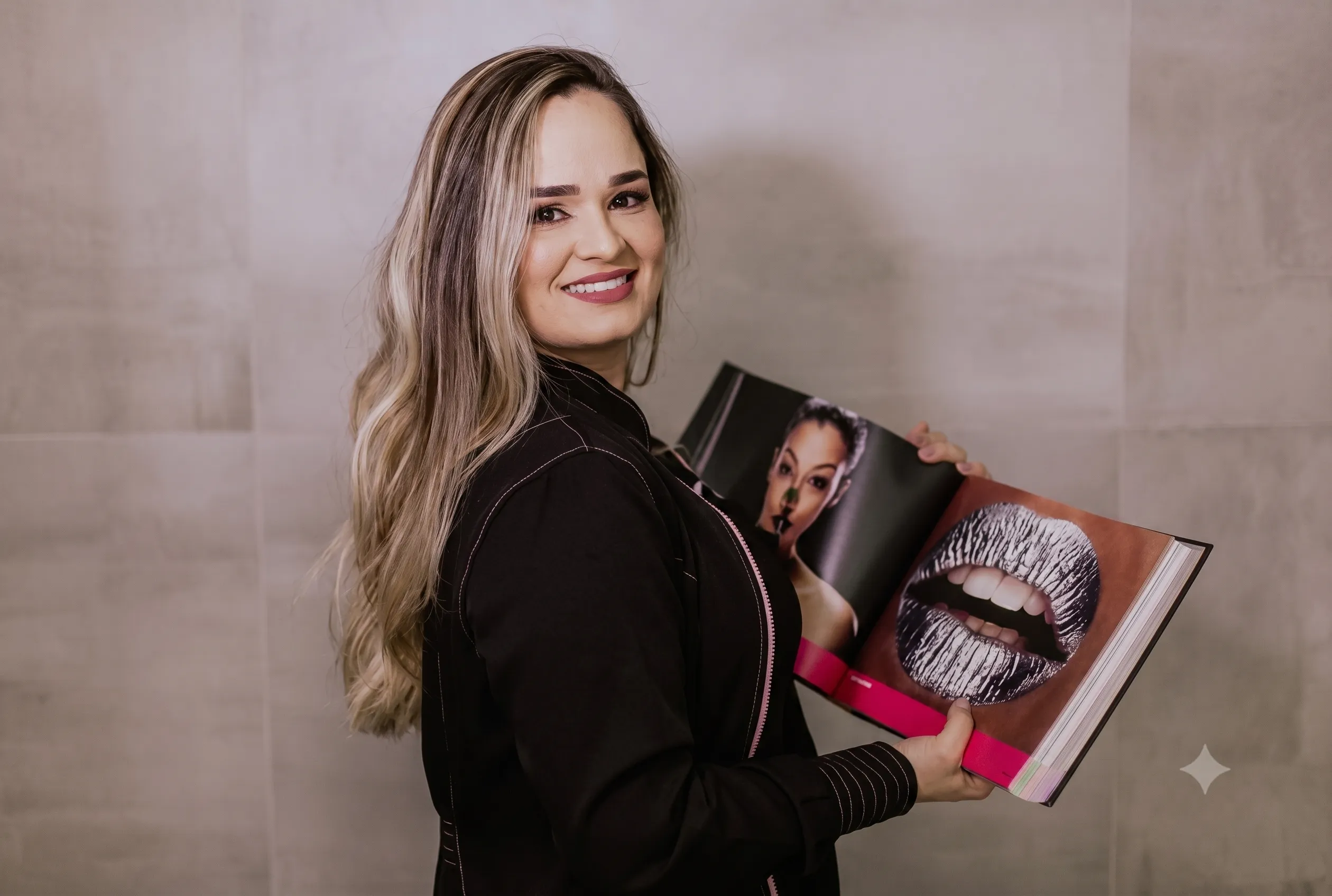 Dra. Desirée Ravanhane em seu consultório